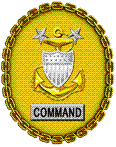 Coast Guard Command Master Chief Gold Badge