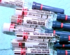 influenza injections ready to be used
