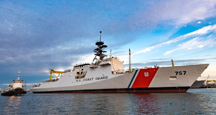 Eighth National Security Cutter Launched