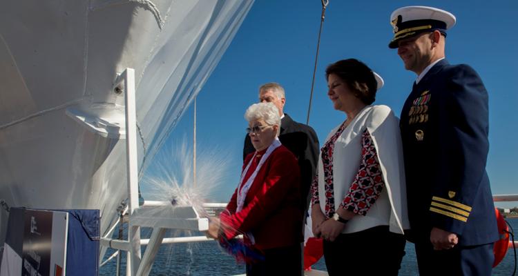 Christening of CGC Midgett